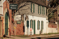  The Gonzalez-Alvarez House, considered to be the oldest house in St. Augustine, Florida, was constructed in the early 1800s. Photo courtesy of Dreamstime.com. 