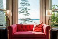 Some rooms at the Rowland House in Aurora, New York overlook Cayuga Lake. Photo courtesy of Inns of Aurora.