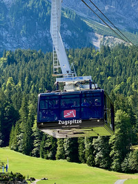  The Zugspitze cable car takes visitors inarmisch-Partenkirchen, Germany, to the summit of the Zugspitze. Photo courtesy of Margot Black. 