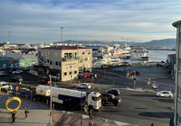  Sunrise over Reykjavik Harbor is a busy time as boats prepare for whale-watching adventures. Photo courtesy of Lesley Frederikson. 