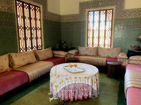  Traditional Moroccan decor adorns Villa Sbihi, a riad in Sale, near Rabat. Photo courtesy of Phil Allen. 