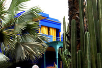  French fashion designer Yves Saint Laurent was inspired by the Majorelle Gardens in Marrakech, Morocco, and made his home there. Photo courtesy of Phil Allen. 