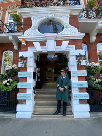  The Milestone Hotel in London's Kensington neighborhood offers luxury and pampering to weary travelers. Photo courtesy of Philip Courter. 