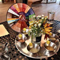 The Honeybee Embassy near Ithaca, New York, educates visitors about bees during their honey-tastings. Photo courtesy of Victor Block.