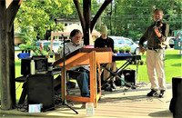  A local band plays at the farmers market in Trumansburg, New York. Photo courtesy of Victor Block. 