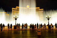 Visitors at the Bellagio Hotel in Las Vegas, Nevada, watch a performance of its iconic fountains.Photo courtesy of Photoquest/Dreamstime.com.