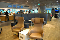 Condor Airlines shares a lounge with Lufthansa Airline at the airport in Frankfurt, Germany. Photo courtesy of Halina Kubalski.