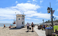  A popular spot in Laguna Beach, California, is the boardwalk and historic lifeguard stand at Main Beach. Photo courtesy of Athena Lucero. 