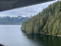 Nothing is better or more relaxing on a cruise than enjoying the gorgeous scenery from the cabin balcony, here off the coast of Ketchikan, Alaska. Photo courtesy of Sharon Whitley Larsen.