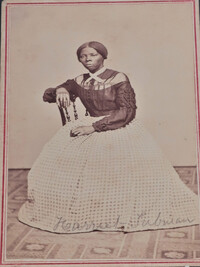  Images such as this one at the Harriet Tubman Museum in Cape May, New Jersey, help tell the story of the abolitionist. Photo courtesy of Victor Block. 