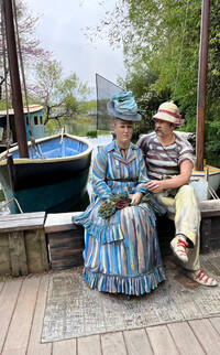 . "Sailing on the Seine" is a sculpture at Grounds for Sculpture in Hamilton County, New Jersey. Photo courtesy of Bill Neely. 
