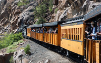 The Durango & Silverton Narrow Gauge Railroad carried gold and silver from mines in Colorado. Photo courtesy of Fang Zheng/Dreamstime.com.
