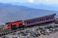 . The Mount Washington Cog Railway in New Hampshire is one of the steepest in the world. Photo courtesy of Redwood8l/Dreamstime.com.
