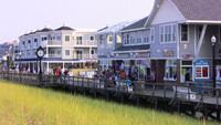  The boardwalk at Bethany Beach, Maryland, is a hub of activity. Photo courtesy of VisitSouthernDelaware.com. 