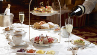 An elegant afternoon tea is served at the Willard InterContinental Hotel in Washington, D.C. Photo courtesy of the Willard InterContinental Hotel.