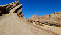 Vasquez Rocks, near Agua Dulce, California, and once the home of Native Americans, have appeared in movies as everything from the Old West to a landscape in space. Photo courtesy of Jim Farber.