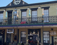  A stroll through historic Jefferson, Texas, passes the Jefferson Hotel. Photo courtesy of Bill Neely. 