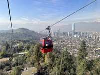 The Santiago Cable Car carries visitors to spectacular views of Chile's capital city. Photo courtesy of Margot Black.