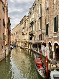  The side canals have an allure that can only be found in Venice, Italy. Photo courtesy of Margot Black. 