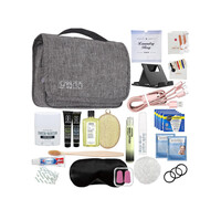 The Luxury Natural 30-Piece Travel Accessories Kit for Women keeps travel necessities together and organized. Photo courtesy of Amazon.