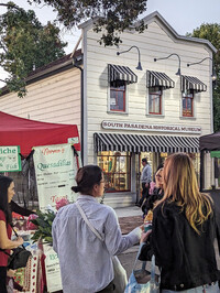 The award-winning festival-like atmosphere of South Pasadena Farmers Market has taken place every Thursday afternoon, rain or shine, since 1999. Photo courtesy of Athena Lucero.