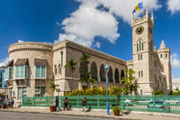  The Parliament Building is the centerpiece of Bridgetown, the capital of Barbados and a UNESCO World Heritage Site. Photo courtesy of Filip Fuxa/Dreamstime.com. 