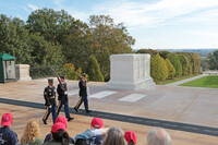 The Tomb of the Unknown Soldier at Arlington National Cemetery is one of the most visited cemetery sites in the United States. Photo courtesy of Meinzahn/Dreamstime.com.