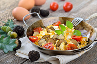 . Scrambled eggs with truffles is but one way to serve this delicious fungus. Photo courtesy of Kabvisio/Dreamstime.com.
