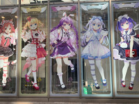  Akihabara is a popular Tokyo shopping district for youth pop culture with fun, colorful window figures. Photo courtesy of Sharon Whitley Larsen. 