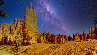 . Utah's Bryce Canyon National Park is a perfect spot for stargazing. Photo courtesy of Hpbfoto/Dreamstime.com. 