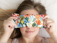  Dana Herbert's colorful eye pillows are filled with flaxseed and lavender to help with relaxation for travelers on the go. Photo courtesy of Dana Herbert. 
