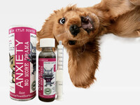  No More Drama Dog & Cat Anxiety Relief makes traveling easier for both pets and their owners. Photo courtesy of Healthy Paws Herbal. 