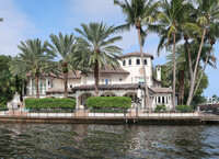 Massive mansions on Millionaire's Row in Fort Lauderdale, Florida, awe visitors who pass by on the water. Photo courtesy of Victor Block.