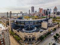  PNC Park, home of the Pittsburgh Pirates, sits next to the Allegheny River. Photo courtesy of Dustin McGrew/Visit Pittsburgh. 