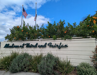  On the corner of Third Street and Fairfax Avenue in Los Angeles, a low white brick wall is a beacon for the Original Farmers Market that reads: "Meet me at Third and Fairfax." Photo courtesy of Athena Lucero. 