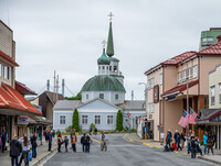  St. Michael's Cathedral in Sitka is a remainder from a time when Russia tried to colonize Alaska. Photo courtesy of Jeff Whyte/Dreamstime.com. 