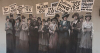  Protesters against "demon alcohol" during Prohibition are depicted at the Prohibition Museum in Savannah, Georgia. Photo courtesy of Victor Block. 