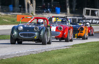  Vintage cars race at Road America in Elkhart Lake, Wisconsin. Photo courtesy of Road America. 