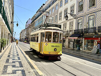  Tram 28 winds its way through the streets of Lisbon, Portugal. Photo courtesy of Margot Black. 