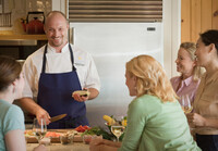  Healthy culinary demonstrations are on the menu at the Lake Austin Spa Resort in the Texas Hill Country. Photo courtesy of the Lake Austin Spa Resort. 