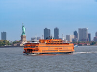  The Staten Island Ferry provides breathtaking views of Manhattan's skyline. Photo courtesy of Ekatarina Hashbarger/ Dreamstime.com. 