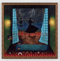 "I'd Make a Deal With the Devil," 1996, by Hollis Sigler, is on display as part of the Museum of Contemporary Art San Diego's exhibit "For Dear Life: Art, Medicine, and Disability." Photo courtesy of the Museum of Contemporary Art San Diego.