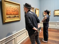 . The National Gallery of Art in Washington, D.C., features works by painters like Gustave Courbet. Photo courtesy of Bill Neely. 