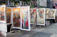 . Street art and fine galleries combine to make SoHo, New York, an art-lover's dream destination. Photo courtesy of Zhukovsky/Dreamstime.com.