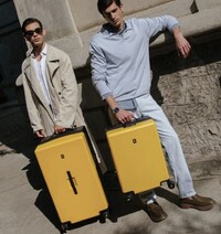  The Voyageur 2-Piece Luggage set from Level8 is made from light yet durable Makrolon polycarbonate and comes in different combo sets. Photo courtesy of Level8. 