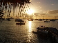  Evening falls on Anegada in the British Virgin Islands. Photo courtesy of Victor Block. 