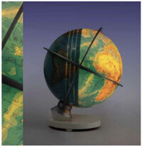  This day-and-night globe is just one from architect Willem Jan Neutelings' personal collection featured in his book, "Around the World in 200 Globes." Photo courtesy of ACC Art Books. 