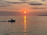 Loreto was the site of a stunning sunrise during a recent road trip to Loreto, Baja California Sur, Mexico. Photo courtesy of Mark Whitley.