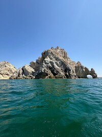 The Arch of Cabo San Lucas is one of the most famous landmarks in Baja California Sur, Mexico. Photo courtesy of Kalea Whitley.