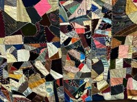 African American crazy quilts are a staple of both homes and museums in the Gullah-Geechee area of South Carolina. Photo courtesy of Bill Neely.